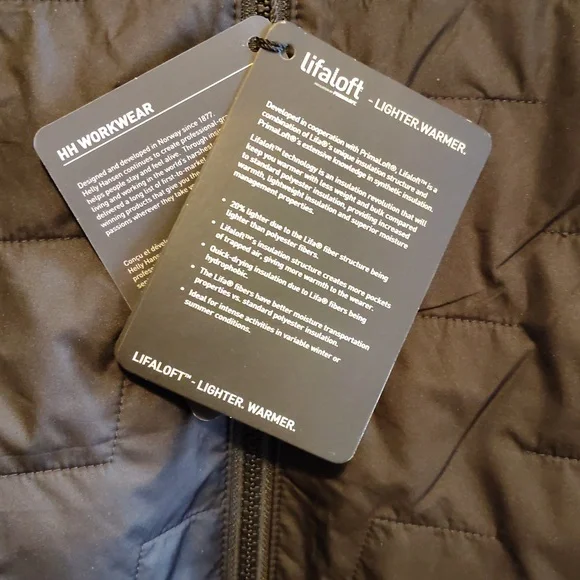 Helly Hansen Black Quilted Vest Liftaloft - Picture 2 of 8